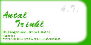 antal trinkl business card
